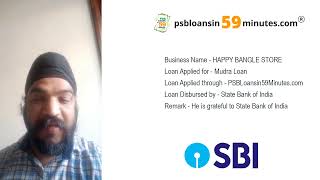 Bangle Store Owner is Happy Receiving Mudra Loan - PSBLoansin59Minutes