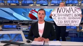 "Здесь вам врут!" - девушка прорвалась в эфир на российском ТВ