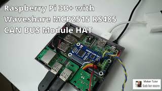 RS485 CAN BUS HAT  MCP2515   Raspberry pi and Arduino