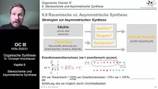 Vorlesung Organische Chemie III - Woche 12