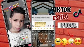 ✨TIKTOK Estilo IPHONE con los NUEVOS EMOJIS✨ FÁCIL Y RÁPIDO ❤️ 2022