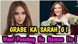 GRABE! SARAH GERONIMO MAY PASABOG NA NAMAN SA LAHAT NG MGA SUPPORTERS WORLDWIDE! | SARAH G NEWS PH