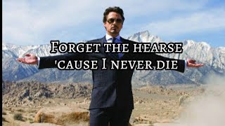 Unforgettable Ironman Vibes: Back In Black - AC/DC (Lyrics) #ironman