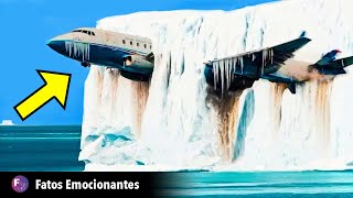 PESQUISADORES ENCONTRAM AVIÃO PERDIDO EM ICEBERG. ESPECIALISTAS OLHAM E GRITAM DE HORROR!