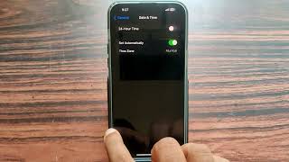 how to set date and time automatically on iphone 15 pro max