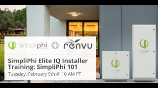 SimpliPhi Power Elite IQ Installer Training | RENVU