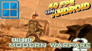 Call Of Duty MW2 2009 General Shepherd Death Scene | Winlator Emulator POCO X3 NFC Snapdragon 732G