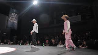 Free Spirit Festival 2019 Championship//Joshua & D´Junelle vs Alice & Lil Mushroom //Popping - 1/2