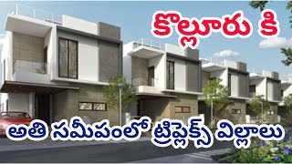 Triplex villas for sale in Bhanur || Mokila || Shankarpally || urban comune