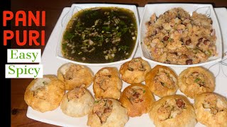 Street style Pani Puri| Golgappa| Puchka Recipe | Pani puri recipe Nepali |Easy pani puri |Golgappe