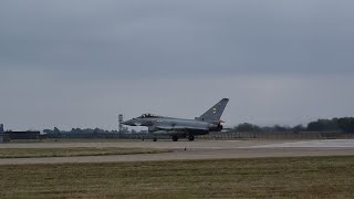 Eurofighter Typhoon landing at RAF Coningsby 19.09.24.