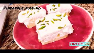 Pineapple pudding || Easy Dessert