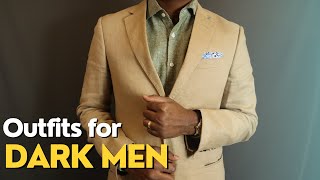 Easy outfit ideas for Indian Skin tone | Best Outfits for Dark Skin Men