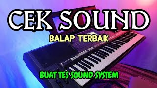 CEK SOUND TERBAIK COCOK BUAT TES SOUND BALAP