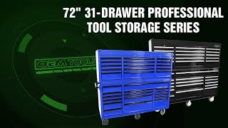 OEMTOOLS 72" 31-Drawer Professional Tool Storage Series