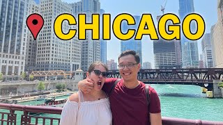 We went to Chicago for our 4 year anniversary! | Deep Dish Pizza, Lincoln Park Zoo, 360 Chicago TILT