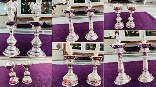 Silver Long Deepa Collection| 6rs gram silver ornaments for Pooja room| 5,7,9 inch Deepa| Lowest