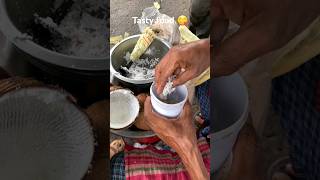 Coconut mix tasty street food #FOODVXLSHORT #coconut #asianfood #streetfood #shorts