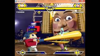 Mugen All Stars Legends Episode 123 Teddie (me) VS Morrigan Aensland