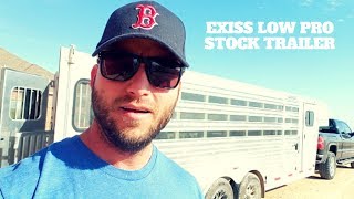 2016 Exiss Low Profile 20' Gooseneck Stock Trailer Review