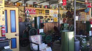 One of the sheds at the 108th Lake Goldsmith Steam Rally