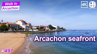 Arcachon seafront | 4K Walking Tour | Arcachon Street Walk