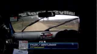 SS5 - Guy Tyler / Kirrilee Gentleman - Renault Clio rally onboard - 2012 Scouts Rally SA