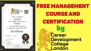 Free Management Course And Certification By London University| FutureLearn