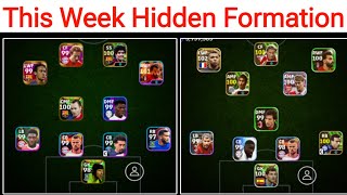 All Playstyle Hidden Formation in eFootball 2024 Mobile