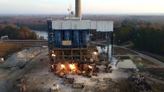 Power Plant Hung Boiler and Coal Silo Bay - Controlled Demolition, Inc.