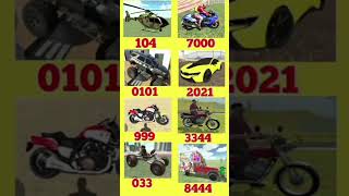 New super car +police car +Hayabusa bike + splendor bike all cheat codes Indian bike #shorts #op