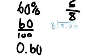 Comparing Fractions, Decimals, & Percents