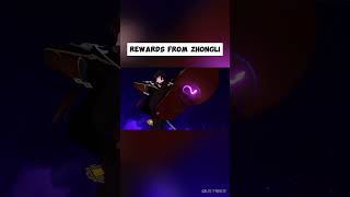 Rewards from Zhongli | Genshin Impact