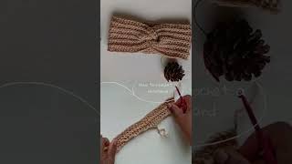 Crochet a headband in 60 seconds #crochet #headband#shorts