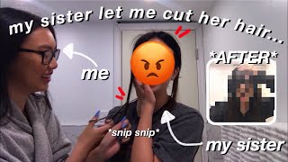 CUTTING HAIR FOR THE FIRST TIME...*FAIL*