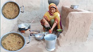 village life| chicken pulao recipe in the village life style