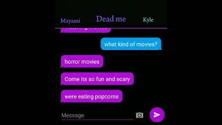 The Dead me scary text message