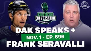 Dakota Joshua speaks ft. Frank Seravalli | Canucks Conversation Live