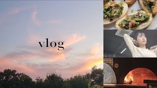 vlog) 성수동 맛집, 서울 근교 대형카페 다녀왔어요 / 성수 마리오네 피자, 성수동 카페 쎈느, 카페 루트플랜트