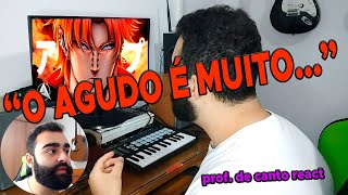 Prof. de canto reage a - Nagato/Pain | Um Deus | AniRap