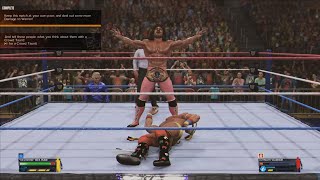 Wrestlemania 5 Showcase: Rick Rude VS Ultimate Warrior_Legend difficulty/All Objectives_PS5 4K HD