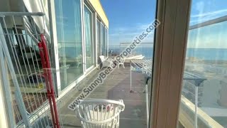 Sea view Luxury 3BR 3.5BA penthouse flat for sale Villa Calabria 190m from beach St Vlas Bulgaria