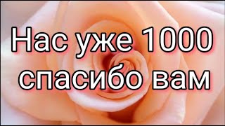 Спасибо большое за 1000 подписчиков 💕