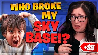 I broke this kid's skybase for $5.