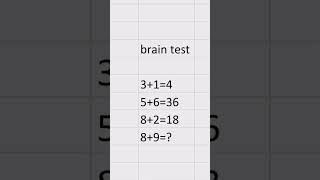 IQ test only for genius 🤔🤔