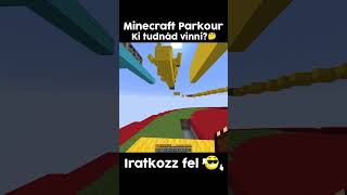 LEHETETLEN Minecraft Akadálypálya! #minecraft  #minecraftmemes #minecraftmoment #shorts #bearmedve