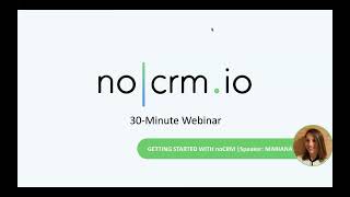 🇺🇸 Webinar: Getting started with noCRM (as an Admin)