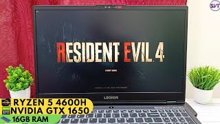 Resident Evil 4 Remake Gameplay On Lenovo Legion 5 | Ryzen 5 4600H + GTX 1650 + 16GB Ram