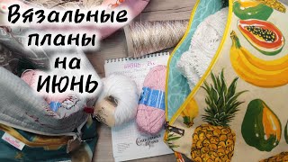 ВЯЗАЛЬНЫЕ ПЛАНЫ НА ИЮНЬ. НАЧИНАЮ ВЯЗАТЬ ПО МК.