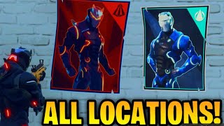 Fortnite Week 6 Season 4- Spray over carbide and/or omega poster all locations (Leaked)